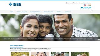 
                            7. IEEE Member Group Insurance Program - US > Home - Mercer Life Insurance Portal