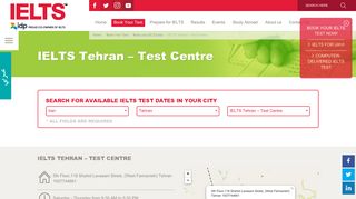 
                            3. IELTS Tehran - Test Centre | IELTS Official Test Center - Ieltstehran Portal