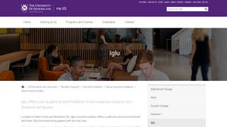 
                            5. Iglu - my.UQ - University of Queensland - Iglu Internet Portal