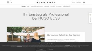 
                            6. Ihr Einstieg als Professional - HUGO BOSS Group - Hugo Boss Karriere Portal