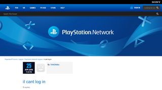 
                            2. iI cant log in - PlayStation Network Support - Ps4 Portal Please Wait