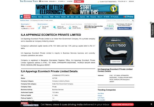 
                            7. ILA Appwingz Ecomtech Private Limited Information - ILA ... - Www Appwings Com Login