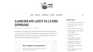 
                            2. iLauncher Apk Pro Latest v4.1.0 Free Download in 2019 - Ilauncher Login Failed Fix