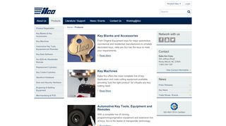 ILCO Key Systems - Products - Kaba Ilco Portal