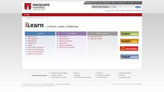 
                            2. iLearn - Macquarie University - Student Portal Mq