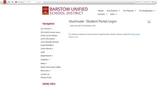 
                            6. Illuminate- Student Portal Login • Page - Barstow Unified ... - Illuminate Portal Page