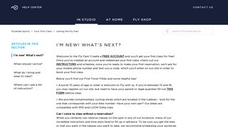 
                            4. I'm new! What's next? – Flywheel Sports - Flywheel Sign Up Time