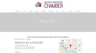 
IMA, Inc. - Shreveport Chamber  
