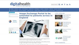 
                            4. Image Exchange Portal to be extended to patients across in England - Image Exchange Portal