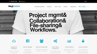 
iMeet Central | Online project management software  
