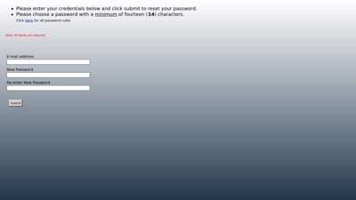 IMF Extranet > Password Reset