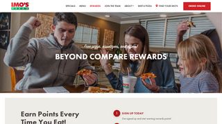 
Imo's Rewards | Get Free Pizza & Coupons  
