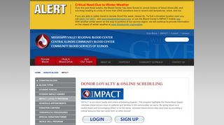 
                            8. IMPACT - Mississippi Valley Regional Blood Center - Mississippi Valley Regional Blood Center Portal