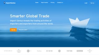 
                            1. Import Genius | International Trade Databases for Import ... - Import Genius Sign In