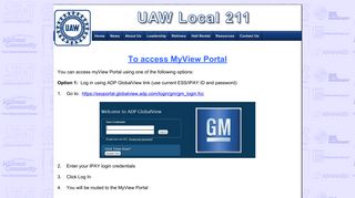 
Important Pay-stub Information - UAW Local 211
