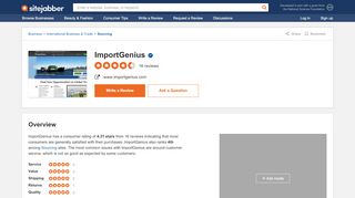 
                            7. ImportGenius Reviews - 16 Reviews of Importgenius.com ... - Import Genius Sign In
