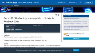 
                            9. in Mobile FliteDeck (iOS) - Jeppesen Support Portal - My Jeppesen Portal