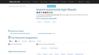 
Incomm ecommunity login Results For Websites Listing
