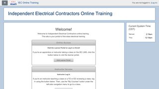 
Independent Electrical Contractors Online Training  
