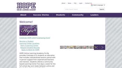 
                            1. Index Hope Online Learning Academy