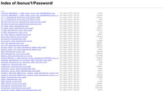 
                            2. Index of /bonus/1/Password/ - WikiLeaks - Index Of Paypal Login Txt
