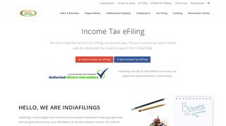 
                            2. IndiaFilings - Company Registration, Trademark Filing & GST Filings - India Filing Client Portal