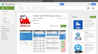 
Indian Rail PNR Enquiry & Live - Apps on Google Play  
