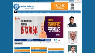 
                            6. Indian Railway - Welcome To Indian Railway Portal