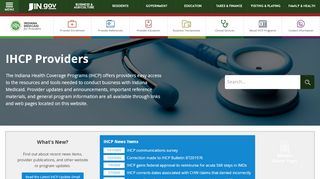 
                            5. Indiana Medicaid - IHCP Providers - IN.gov - Indiana Medicare Provider Portal