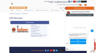 
                            3. IndianOil Corporation | LPG Services - Webapp Indian Oil Co Ioconline Iocl Login