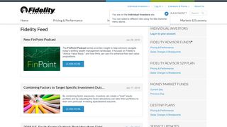 
                            3. Individual Investors - Fidelity Institutional Asset Management - Fidelity Independent Advisor Portal