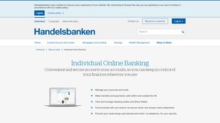 Individual Online Banking | Handelsbanken - Handelsbanken Portal English