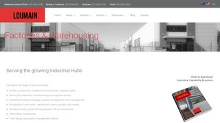 
                            8. Industry & Manufacturing - LOUMAIN Australia - Maincom Subcontractor Portal