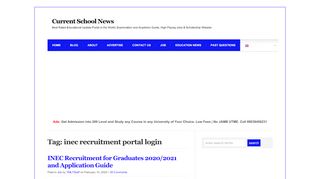 
                            10. inec recruitment portal login Archives - Current School News ... - Inec Recruitment Portal Portal