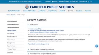 
                            5. Infinite Campus - Fairfield Public Schools - Infinite Campus Sbac Student Portal
