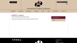 
Infinite Campus - Grandville Public Schools
