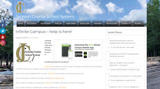 
                            4. Infinite Campus – help is here! – Jackson County School System - Jackson County Parent Portal