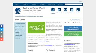
                            1. Infinite Campus / Infinite Campus / Rockwood School District - Rockwood School District Infinite Campus Portal