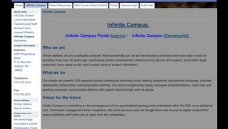 
                            8. Infinite Campus - Jackpot Combined School - Google Sites - Infinite Campus Transforming K12 Education Portal
