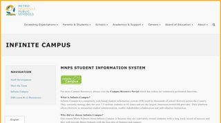 
                            2. Infinite Campus — Metro Nashville Public Schools - Gradespeed Mnps Portal