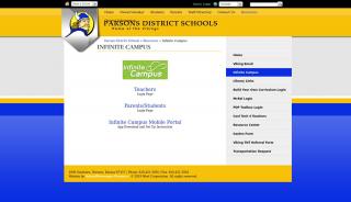 
Infinite Campus - Parsons District Schools
