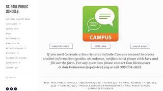 
Infinite Campus - ST. PAUL PUBLIC SCHOOLS
