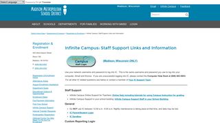 
                            4. Infinite Campus: Staff Support Links and Information | Enrollment - Mmsd Ic Portal