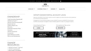 INFINITI Owners Portal | INFINITI USA - Infiniti Admin Login