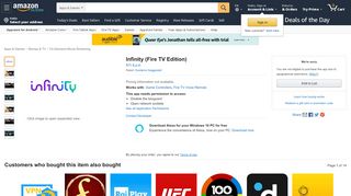 
                            14. Infinity (Fire TV Edition): Appstore for Android - Amazon.com - Infinitytv It Portal