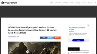 
                            6. Infinity Ward Investigating CoD Modern Warfare Corruption ... - Call Of Duty Elite Portal Error