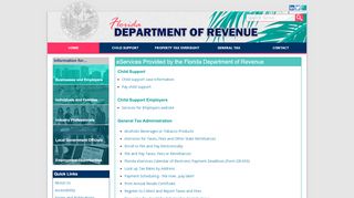 
info_eservices - Florida Dept. of Revenue
