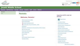 
                            4. Info for Parents - Albemarle County Public Schools - Jack Jouett Middle School Parent Portal