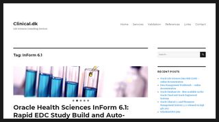 
                            8. InForm 6.1 | Clinical.dk - Oracle Inform Edc Login