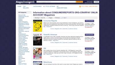 Information about CONSUMERREPORTS ORG-CRARPAY ONLINE ...